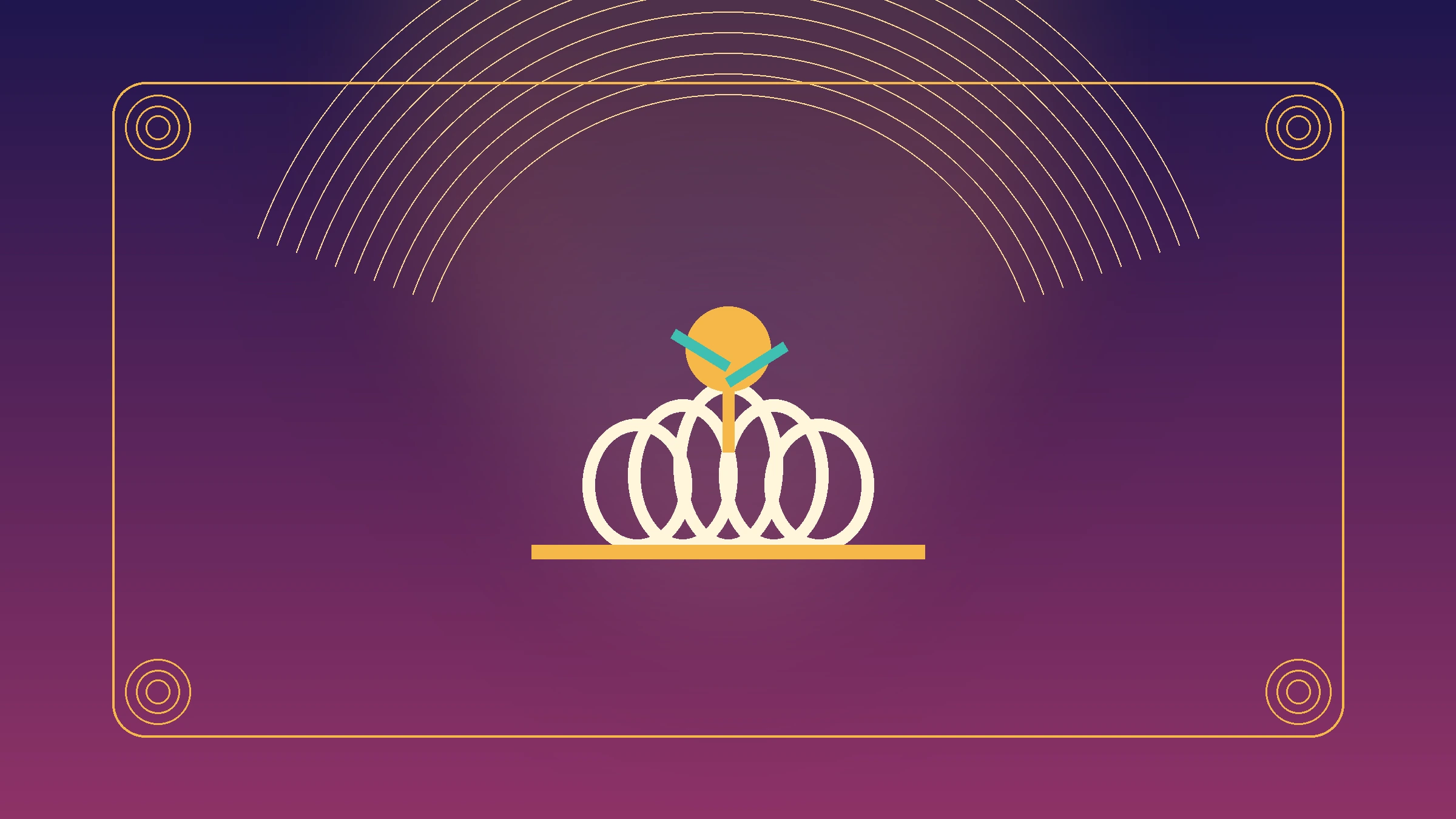 Lotus and seed motif representing intention and the beginning of family life