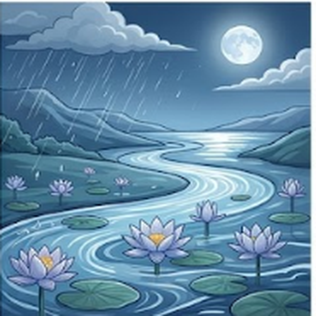 Jala represented through a respectful symbolic natural scene