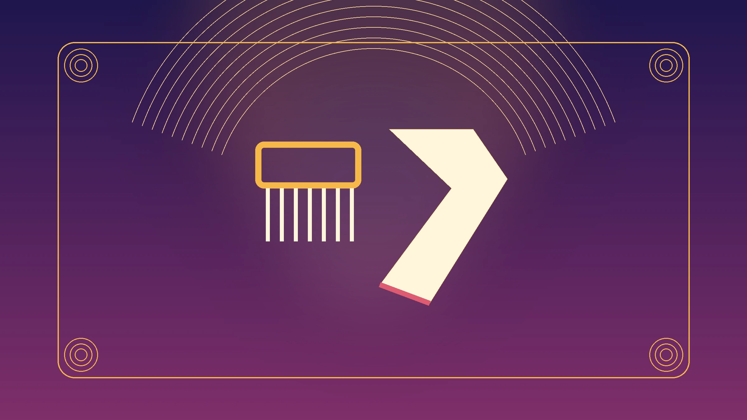 Comb and razor motif representing a historical first-shaving rite